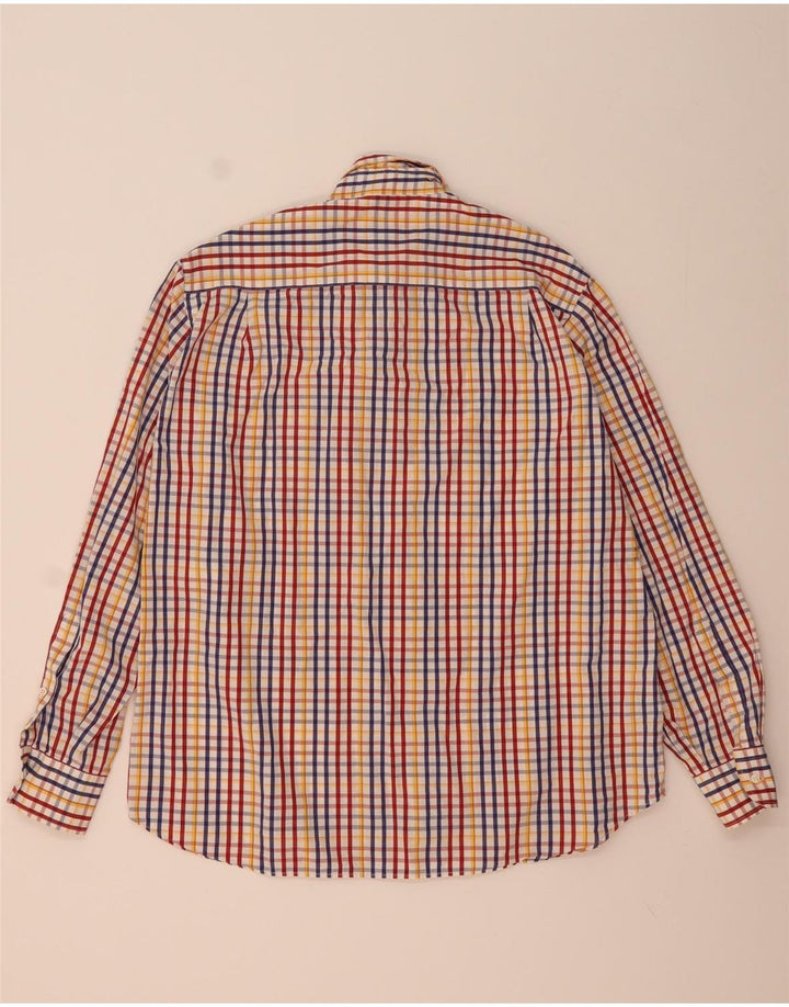 Camisa masculina Paul & Shark tamanho 42 grande xadrez multicolorida