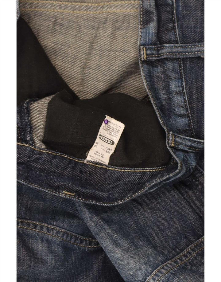 Calça jeans reta masculina G-Star W33 L38 azul marinho