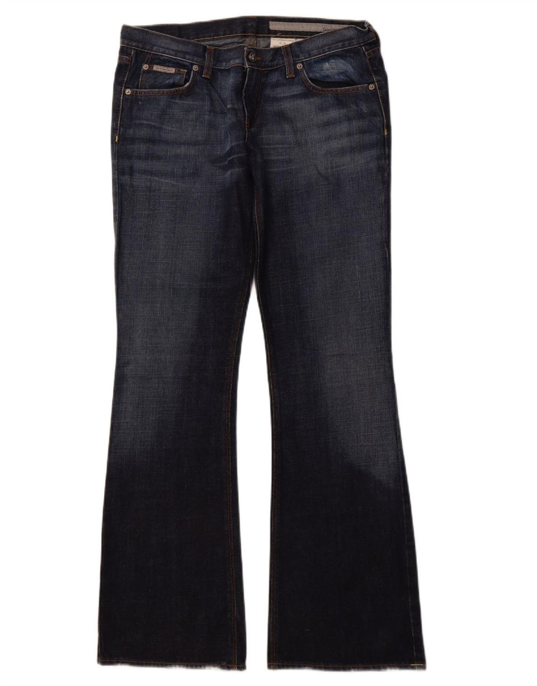 Calça jeans feminina CALVIN KLEIN W32 L33 azul marinho algodão