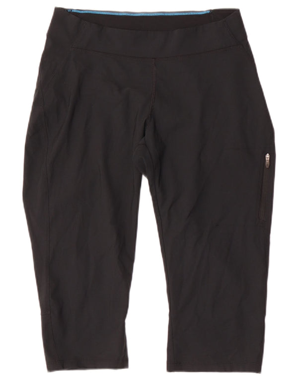 Columbia feminina Omni-Shield Capri Leggings UK 12 poliéster preto médio