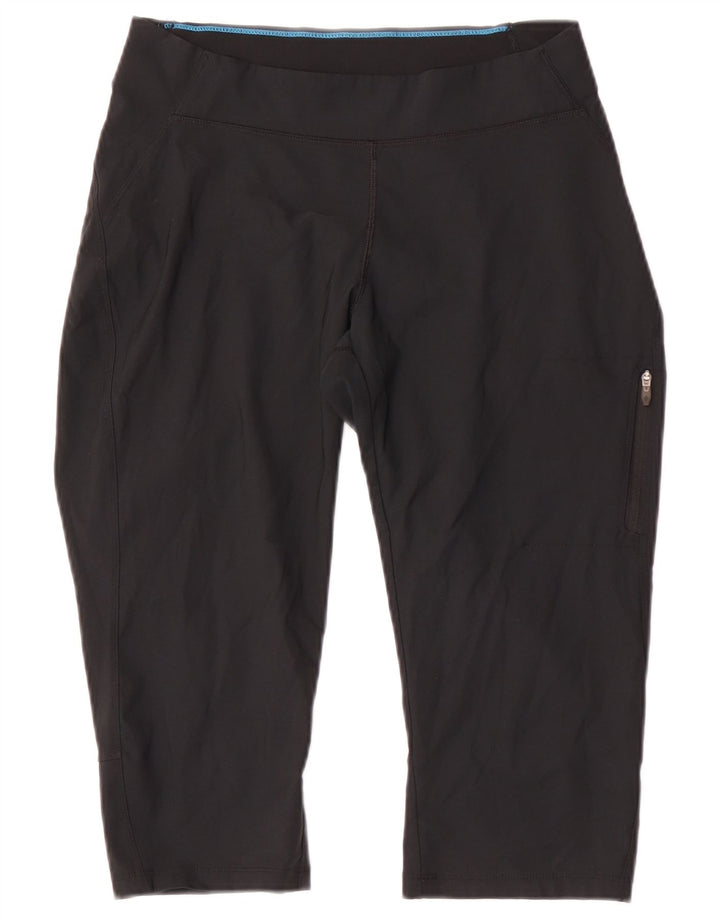 Columbia feminina Omni-Shield Capri Leggings UK 12 poliéster preto médio