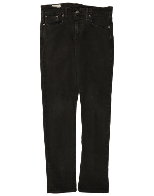 Levi's Mens Jeans Slim W30 L32 Algodão Preto
