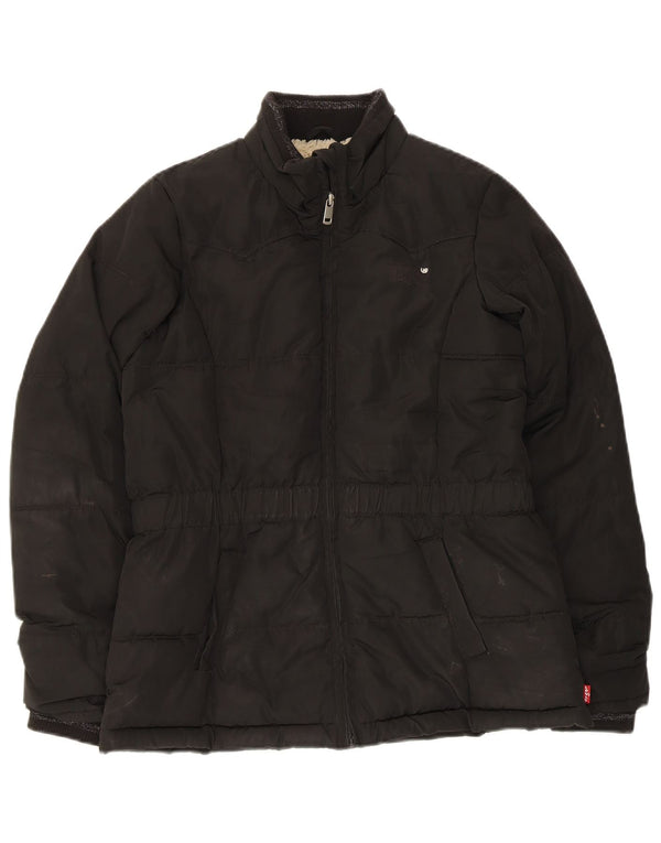 Casaco Levi's Meninas Acolchoado 13-14 Anos Preto Poliéster