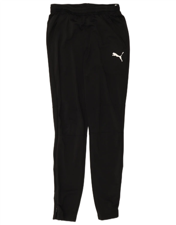 Calça de treino regular masculina Puma joggers poliéster preto pequeno