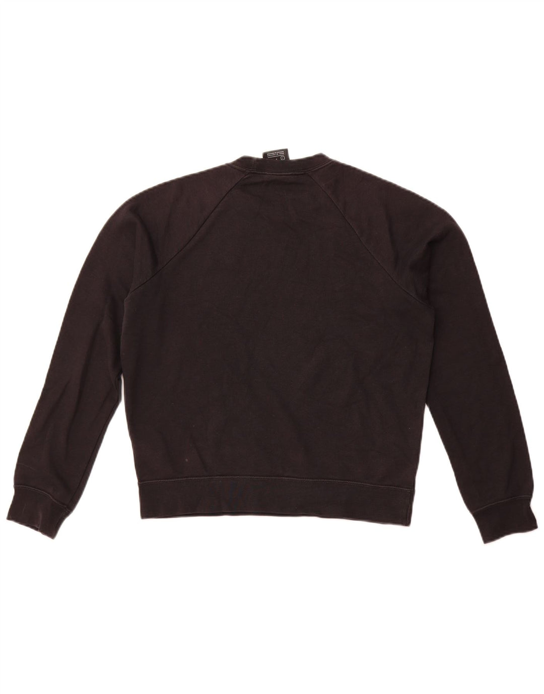 Nike feminino oversized moletom jumper reino unido 10 pequeno algodão preto