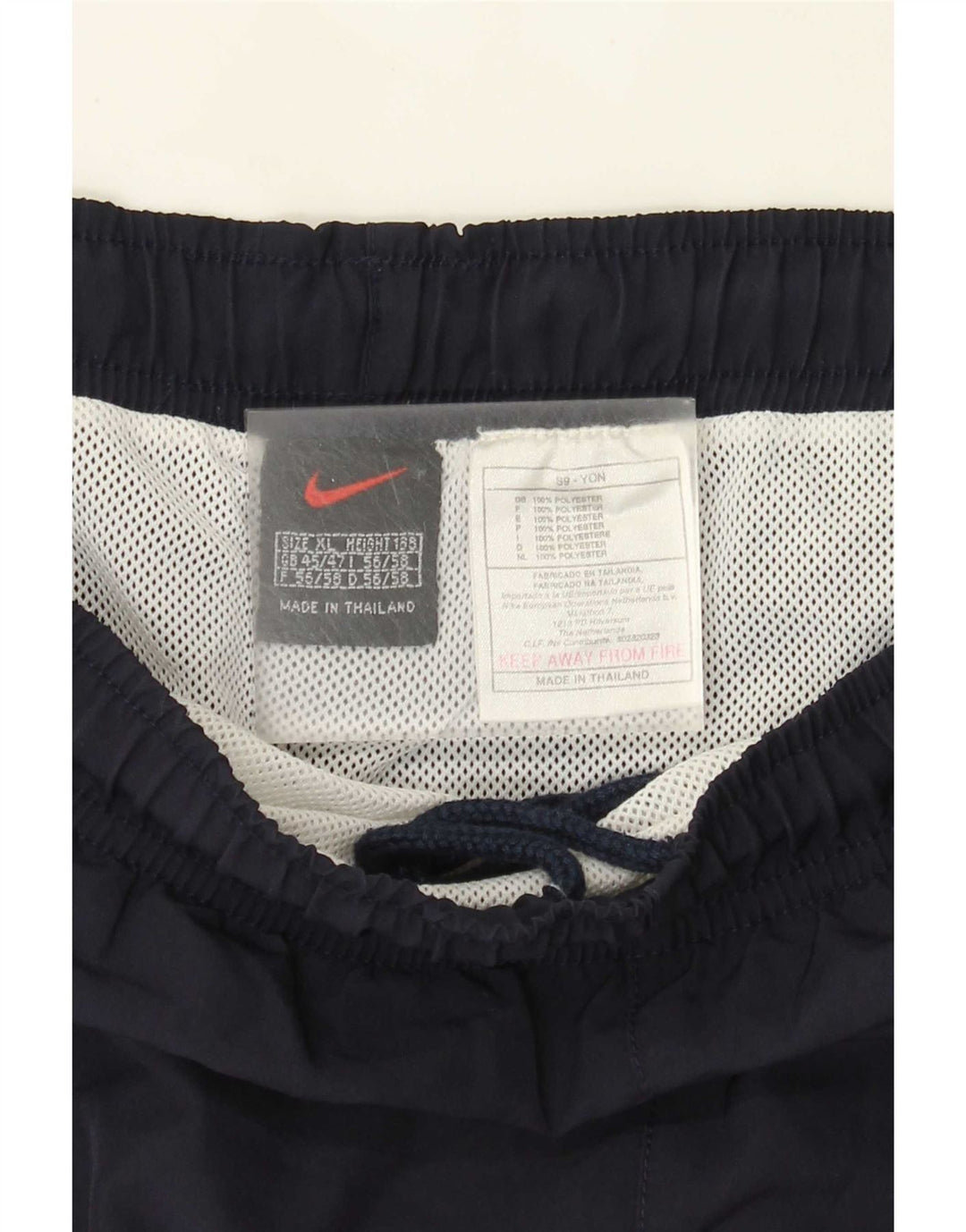 Shorts esportivos masculinos Nike XL azul marinho poliéster