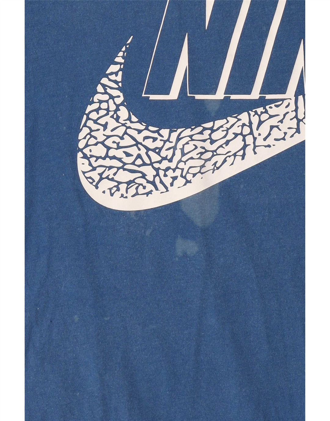 Camiseta Nike masculina gráfica Top XS azul algodão