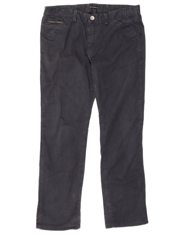 Calça casual reta masculina Best Company IT 52 XL W34 L30 Azul marinho