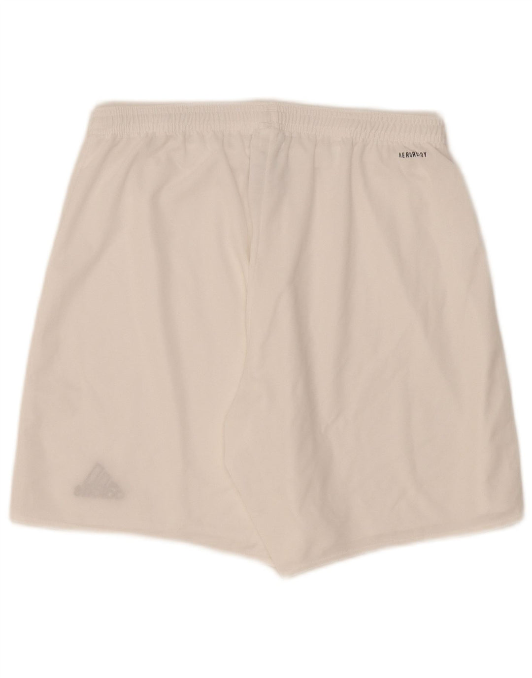 Shorts esportivos masculinos Adidas grande poliéster branco