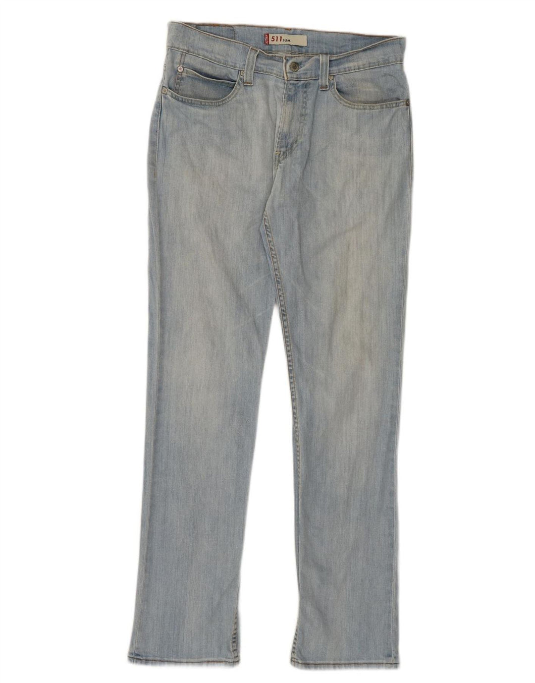LEVI'S Masculino 511 Slim Jeans W34 L34 Azul Algodão