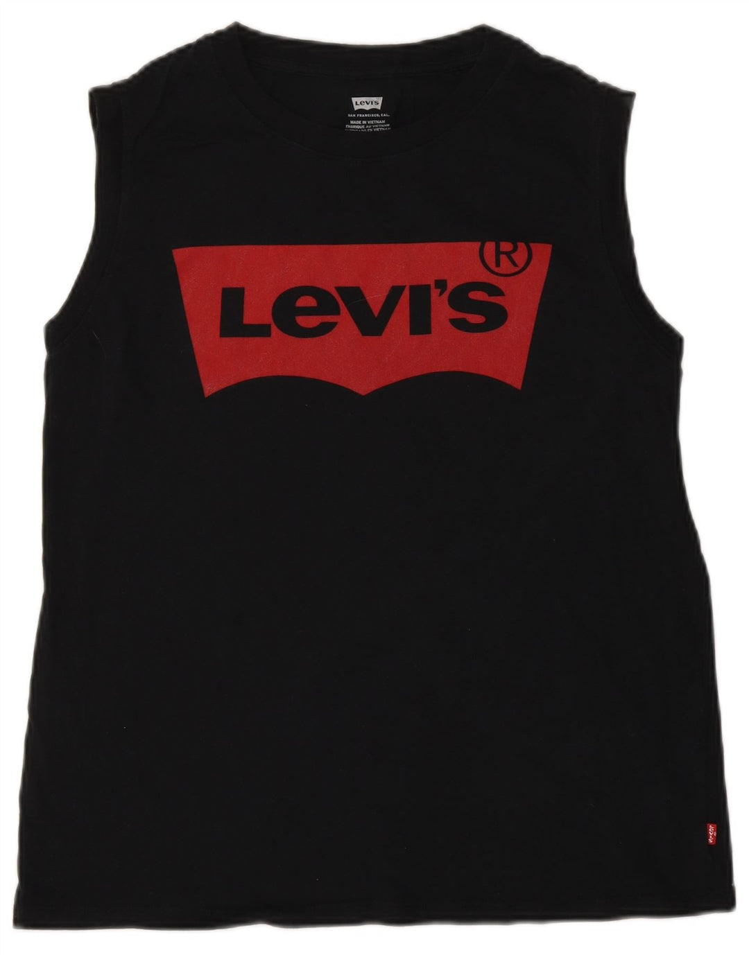 Colete gráfico feminino LEVI'S UK 10 pequeno preto