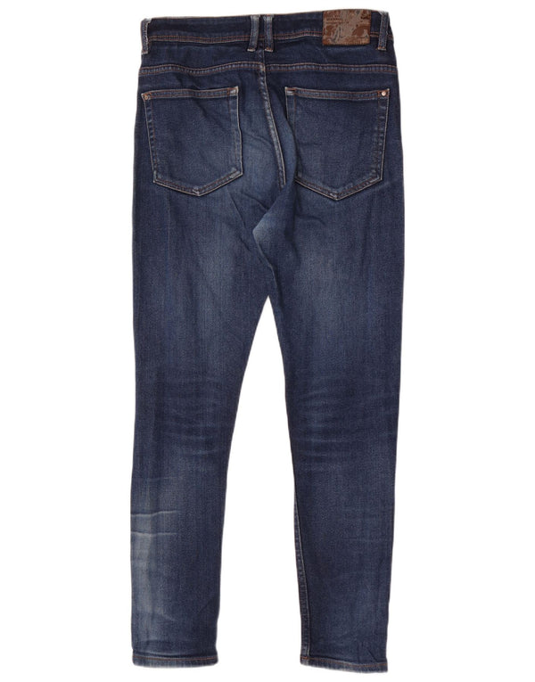 Zara Mens Skinny Jeans EU 42 Grande W32 L29 Azul Algodão