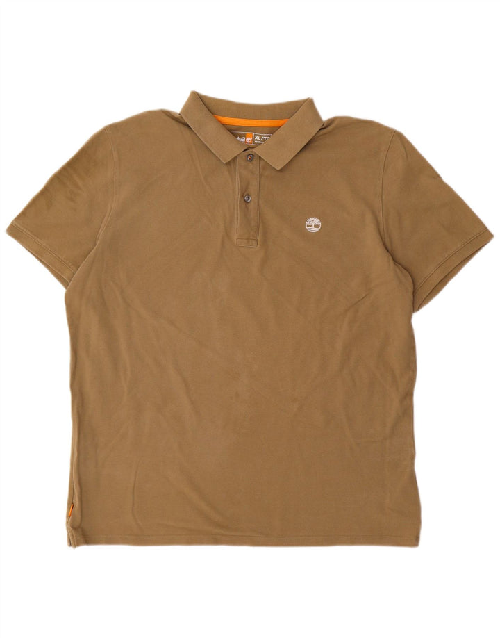 Camisa polo masculina Timberland Regular Fit XL bege