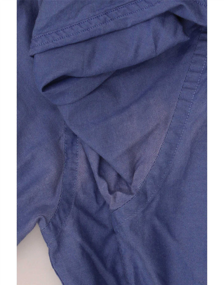 Camisa masculina Tommy Hilfiger grande algodão azul