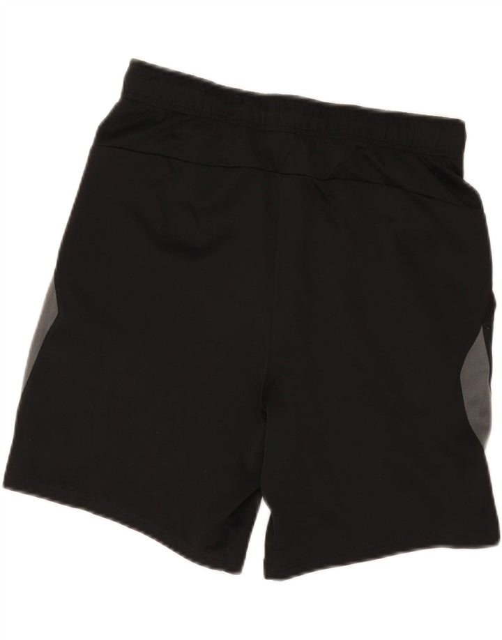 Shorts esportivos masculinos Nike Dri Fit Standard médio preto colorblock poliéster