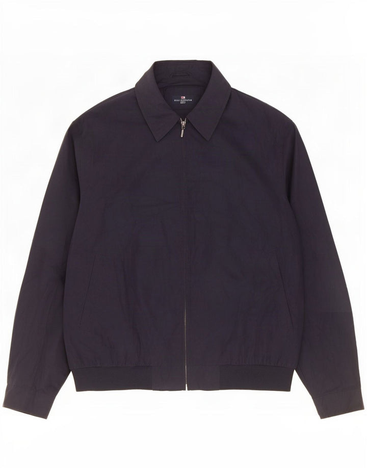 Jaqueta bomber masculina Marks & Spencer Blue Harbor Reino Unido 40 grande poliéster marinho