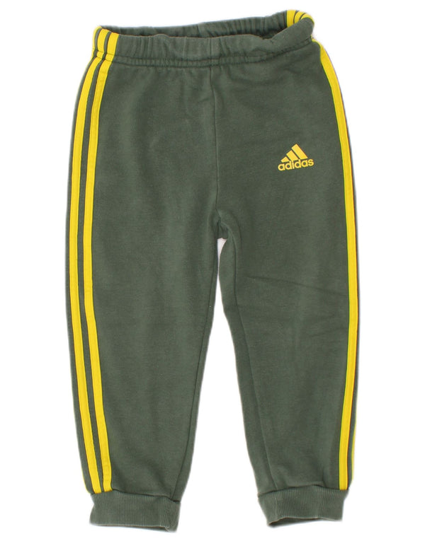 Calças de treino Adidas Baby Boys Joggers 18-24 meses algodão verde