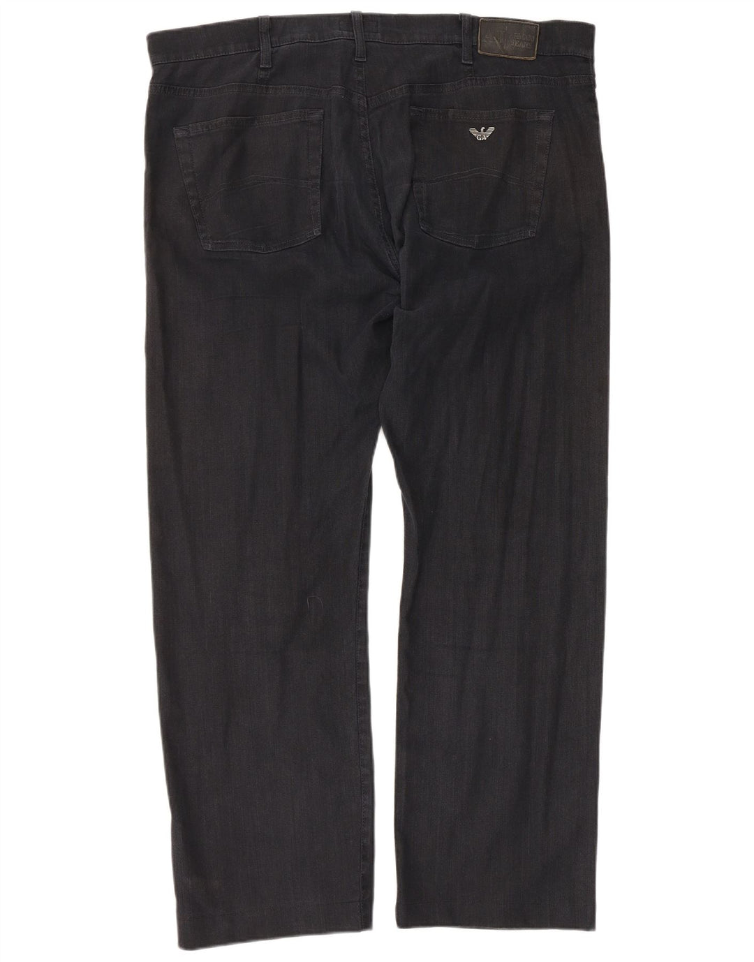 Calça casual reta masculina Armani W42 L30 preta