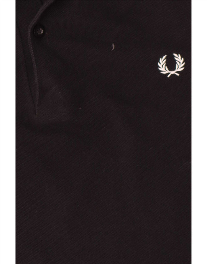 Camisa polo masculina Fred Perry médio algodão azul marinho