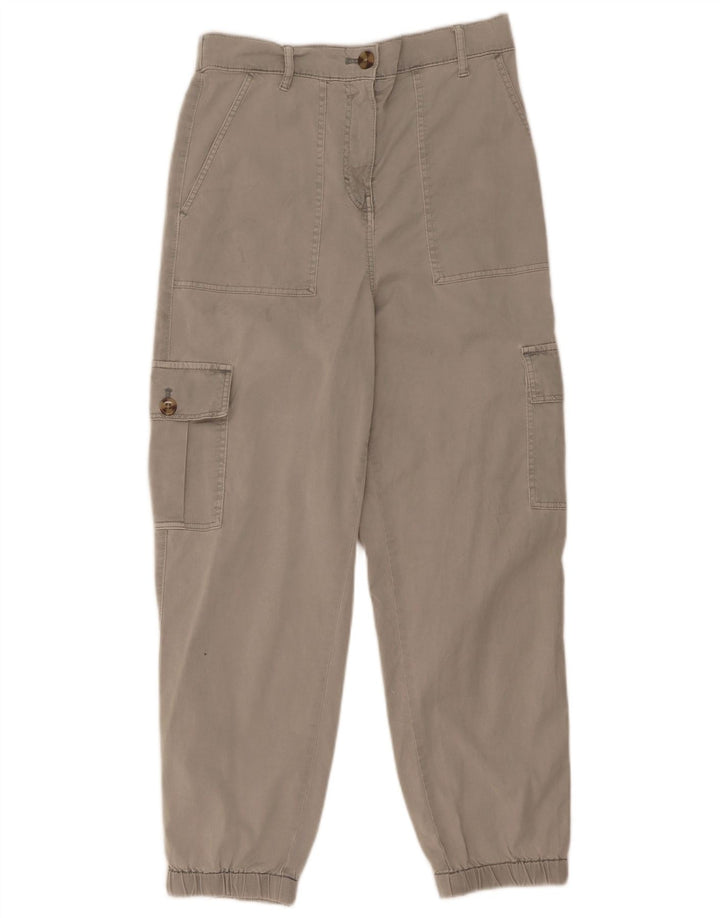 Calça jogger feminina Marks & Spencer UK 8 pequena W26 L25 cinza