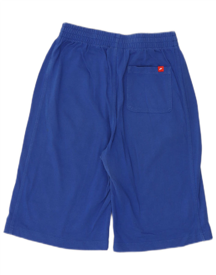 Shorts esportivos gráficos Nike Boys 12-13 anos grandes azuis
