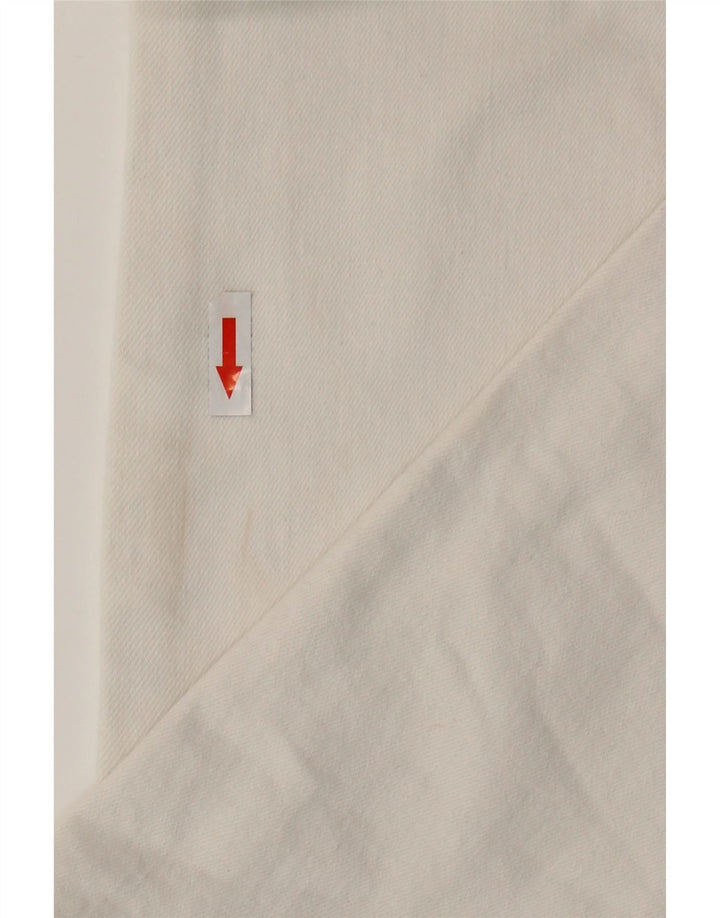 Zara Calça jeans feminina larga EU 36 XS W26 L32 Branco