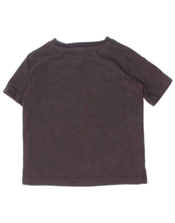 Camiseta gráfica Reebok Baby Boys Top 12-18 meses algodão preto