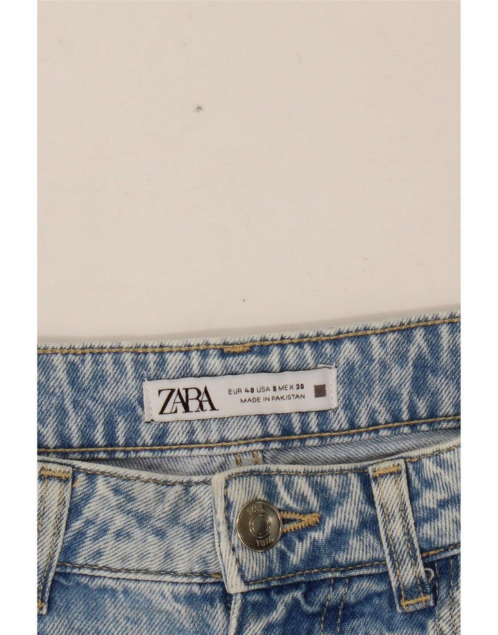 Shorts jeans feminino ZARA EU 40 médio W30 azul