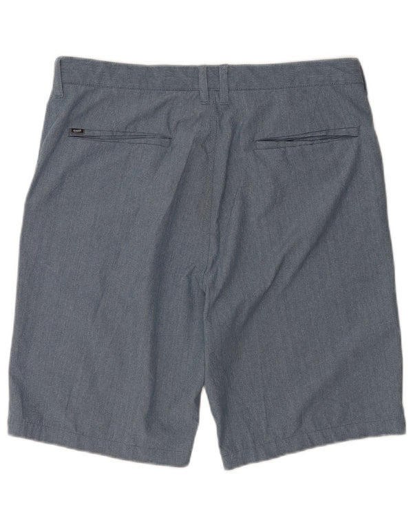 Billabong Mens Chino Shorts W32 Poliéster Azul Médio