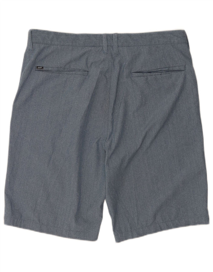 Billabong Mens Chino Shorts W32 Poliéster Azul Médio