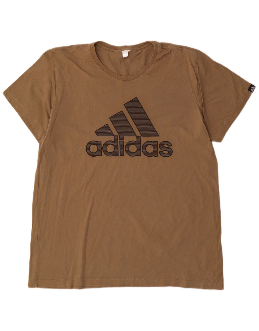 Camiseta Adidas Masculina Graphic Top Grande Marrom