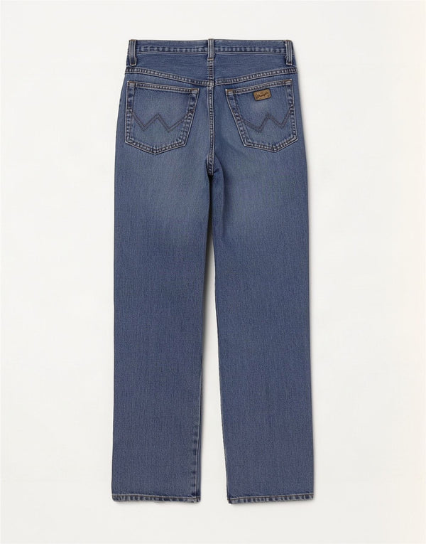 Wrangler Masculino Ohio Straight Jeans W32 L32 Azul Algodão