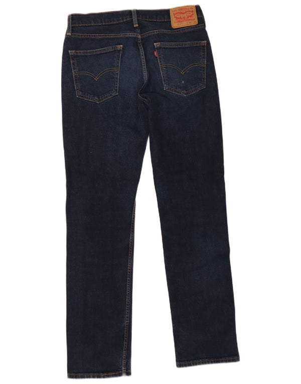 Levi's Masculino 514 Straight Jeans W32 L34 Azul Marinho Algodão