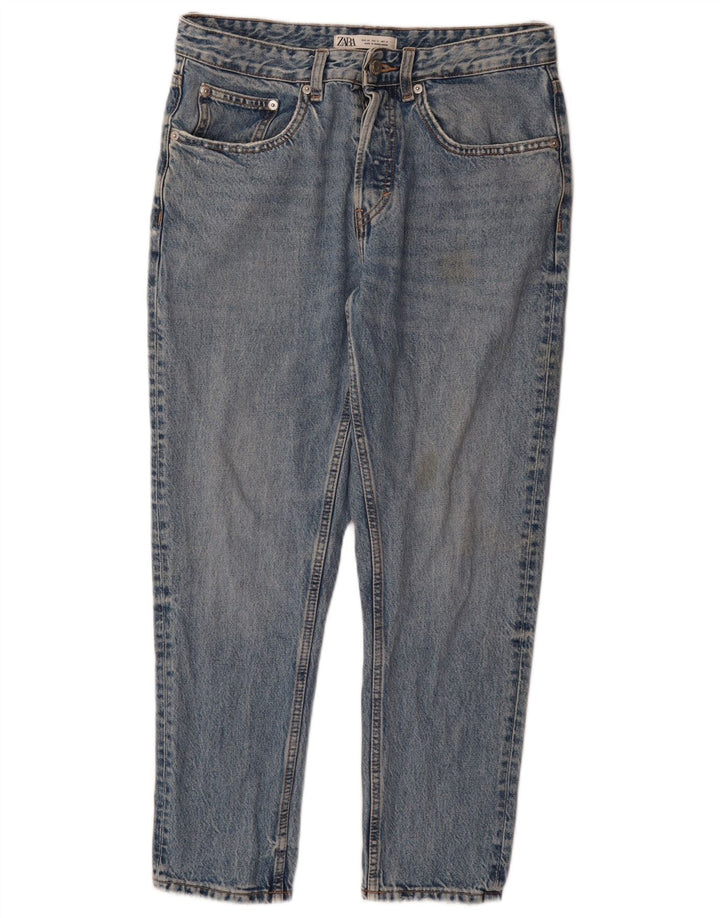 ZARA Mens Slim Jeans EU 40 Médio W31 L27 Azul Algodão
