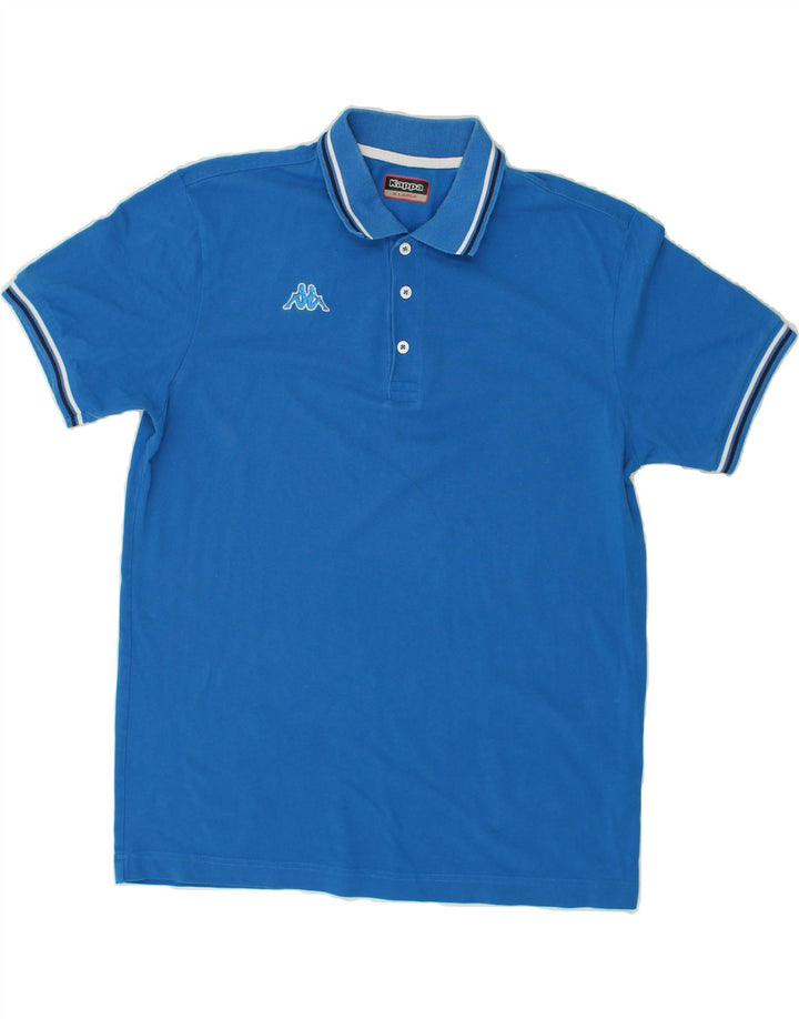 KAPPA Mens Polo Shirt XL Blue Cotton Vintage Kappa and Second-Hand Kappa from Messina Hembry 