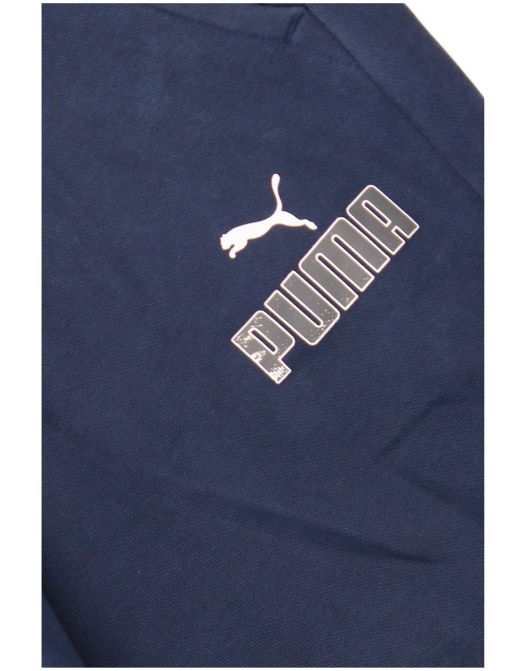 Calça de treino masculina Puma Graphic Joggers médio azul marinho