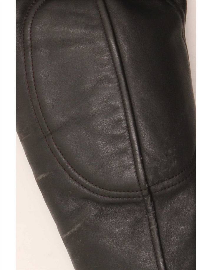 Belo Tours Jaqueta masculina de couro Racer EU 50 grande preta