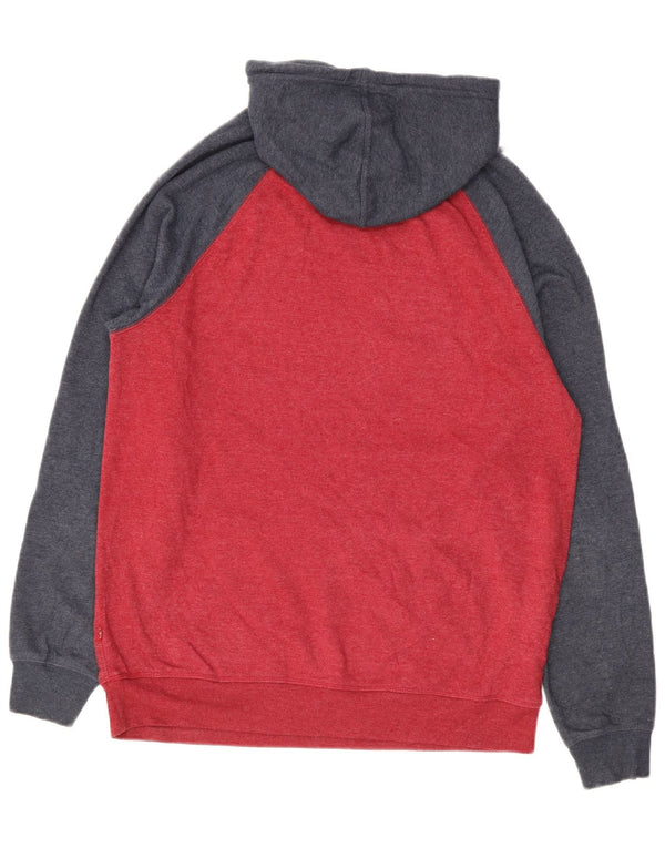 Moletom com capuz masculino Levi's Graphic Standard Fit grande bloco colorido vermelho