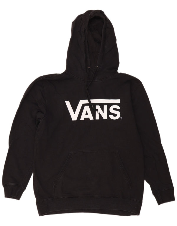 VANS Mens Graphic Hoodie Jumper Grande Preto