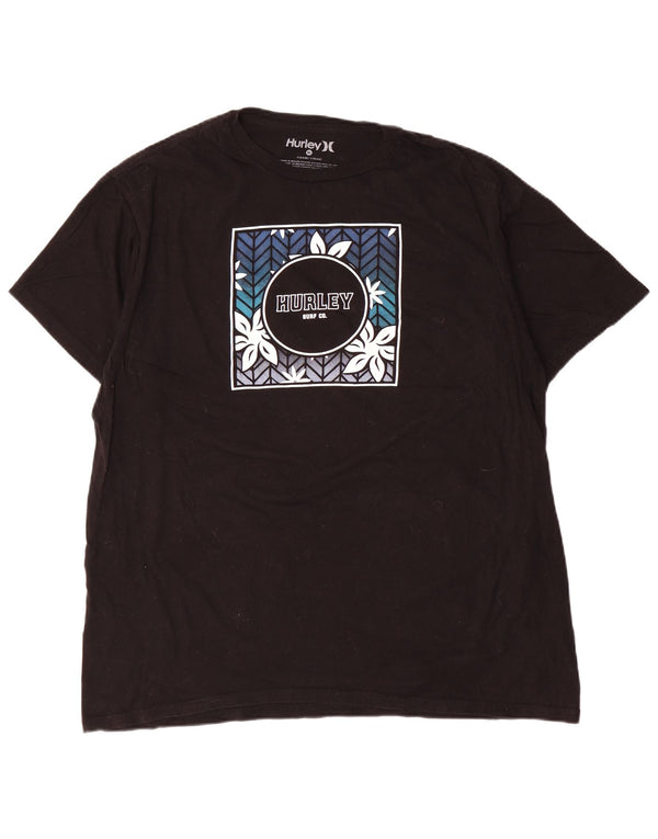 Camiseta gráfica masculina Hurley XL preta