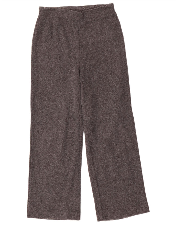 Calça de treino feminina Zara UK 8 poliéster cinza pequeno