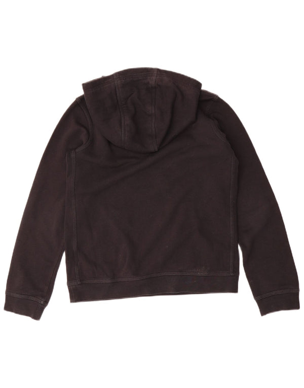 Jumper com capuz Nike Boys 12-13 anos grande algodão preto