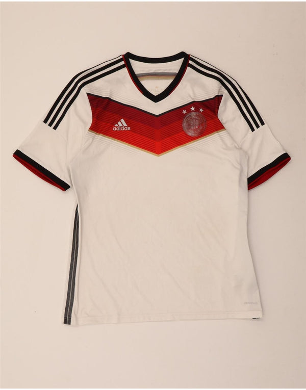 Adidas Mens Deutscher Fussball Bund Camiseta Top XL Branco Colourblock