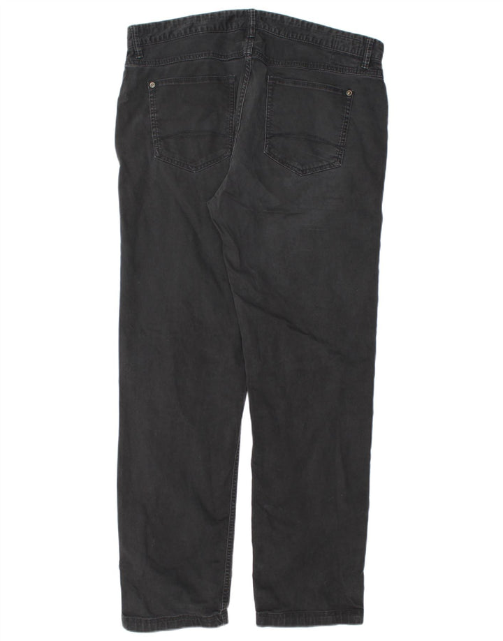 Calça jeans reta masculina FAT FACE W36 L32 algodão preto