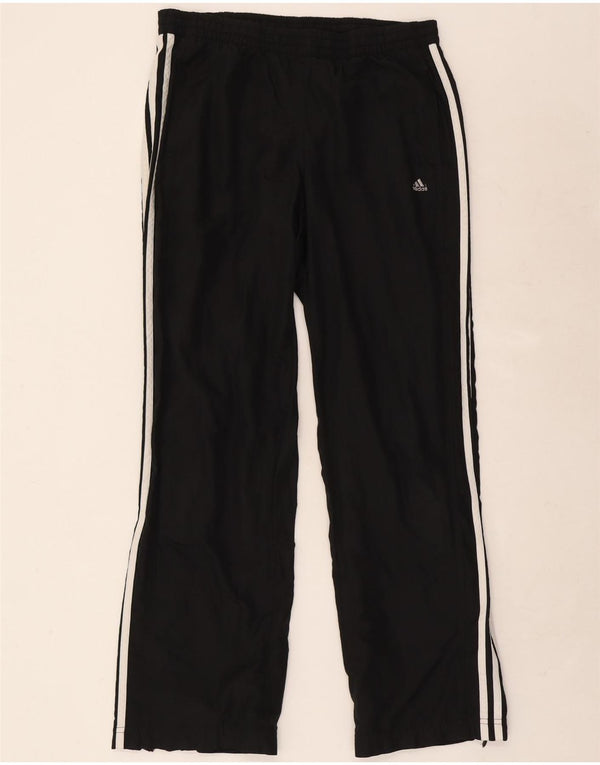 Adidas Womens Tracksuit Trousers UK 14 Medium Black Polyester