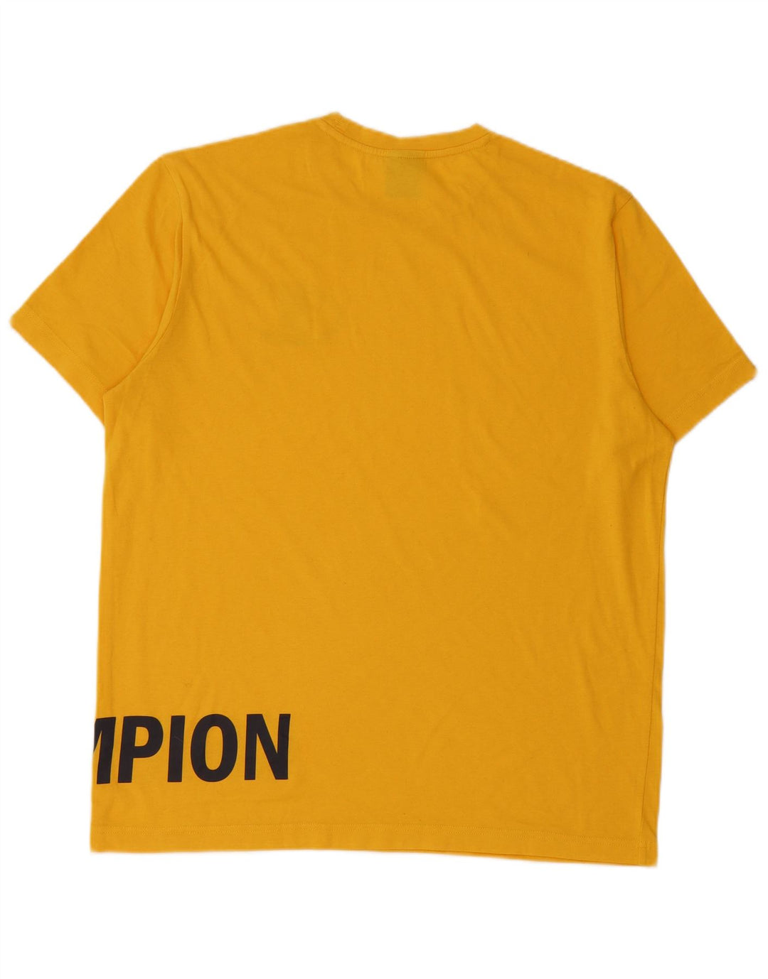 Camiseta masculina gráfica Champion grande amarelo