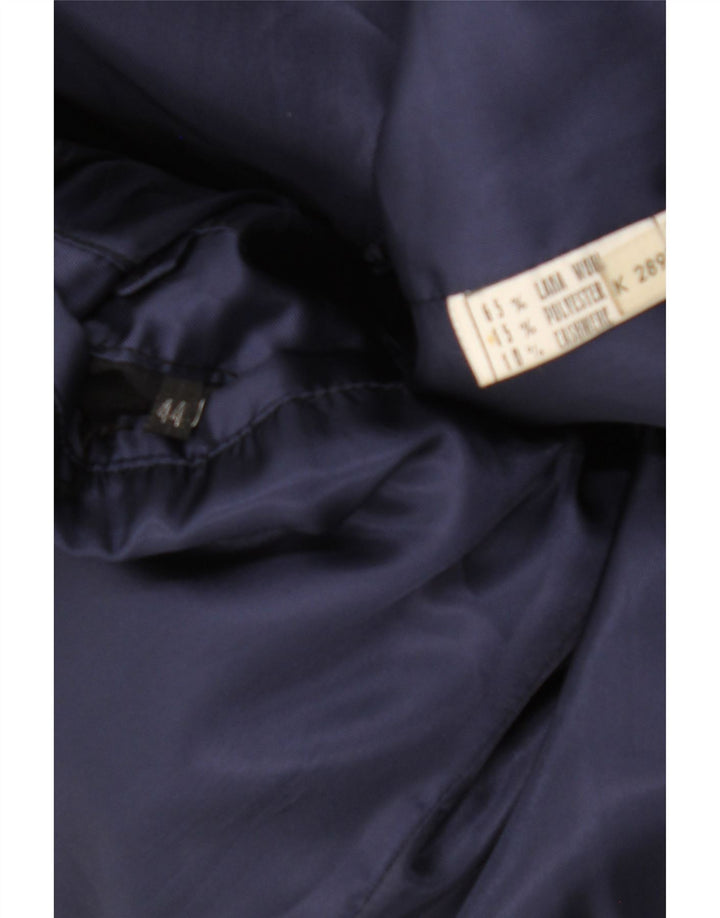 Sobretudo masculino VINTAGE UK 44 2XL lã azul marinho