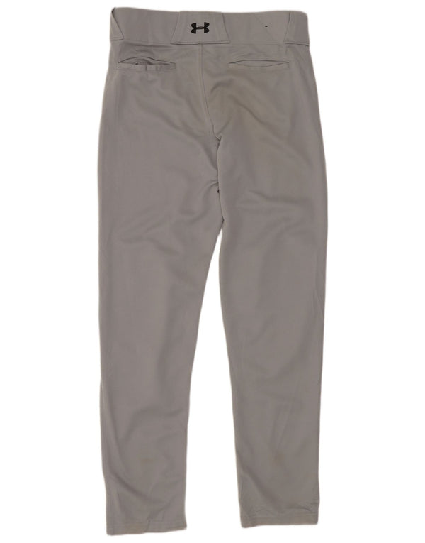 Calças casuais slim para meninos Under Armour 13-14 anos XL W30 L29 cinza