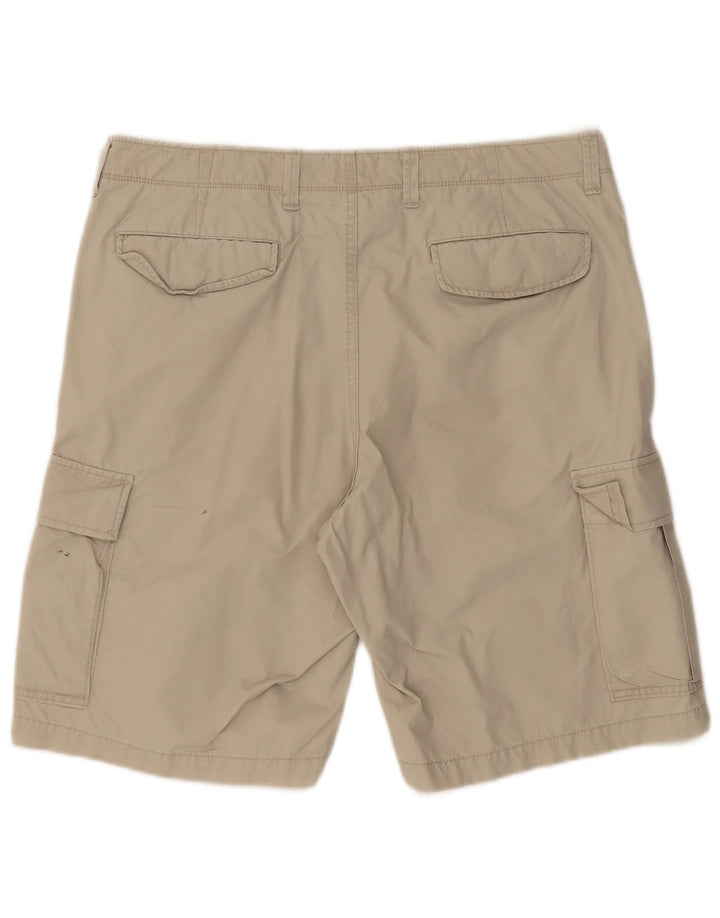 Shorts cargo masculino GAP W36 grande algodão bege