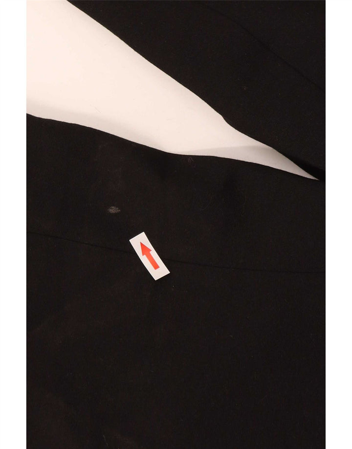 Jaqueta blazer oversized feminina Gap com peito duplo Reino Unido 6 XS poliéster preto
